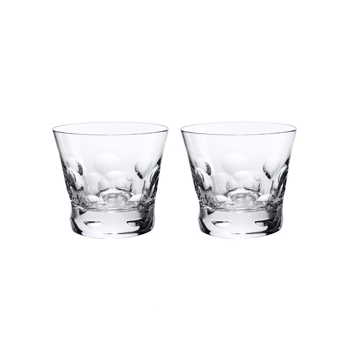 Baccarat Crystal, Beluga Crystal Tumbler OF #3, Pair