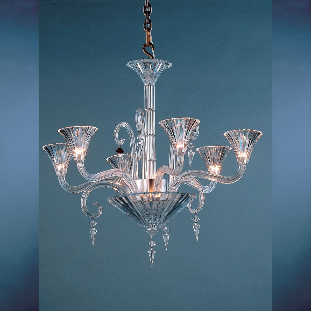 Baccarat Crystal, Mille Nuits 6 Light Chandelier