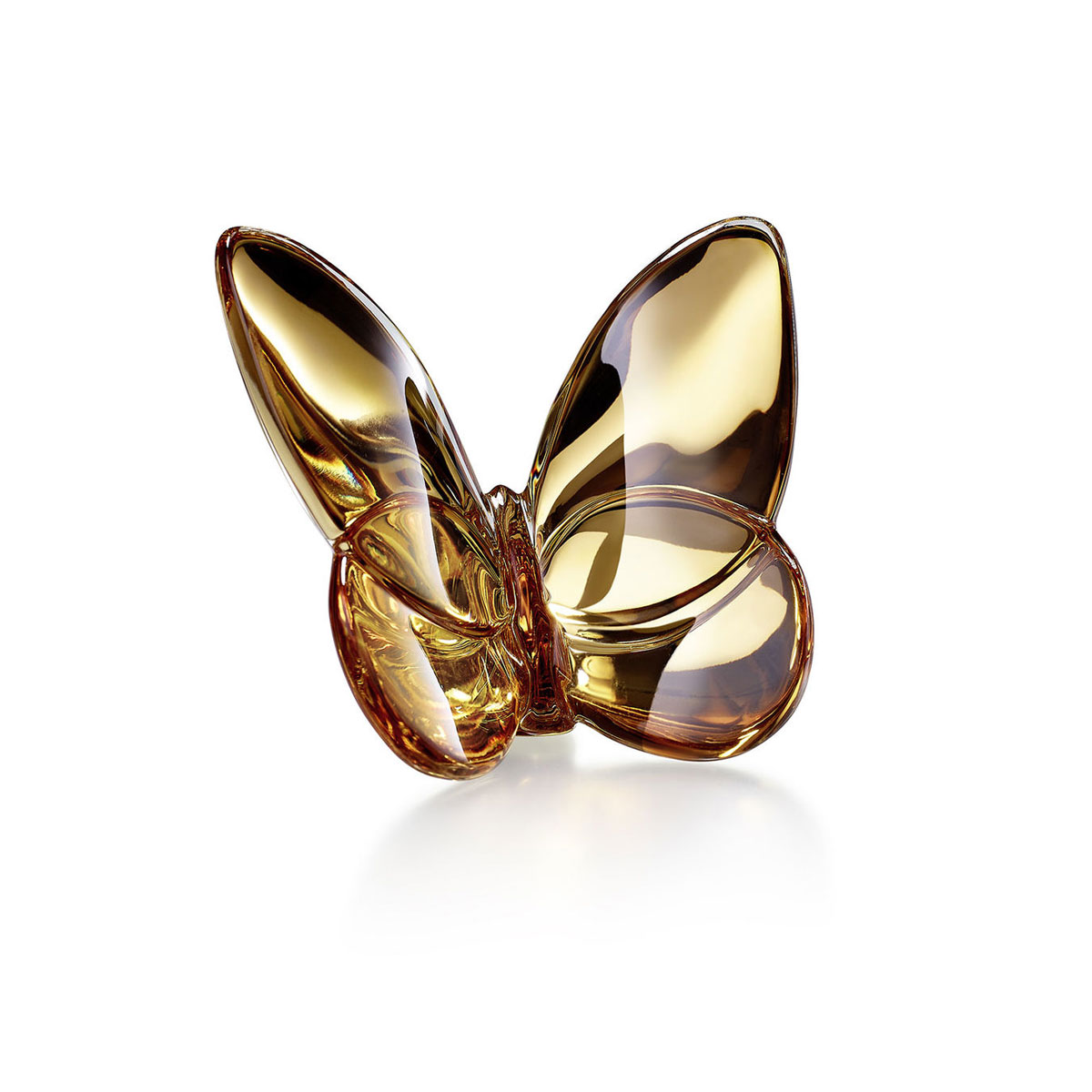 Baccarat Crystal Papillon Lucky Butterfly 20K Gold